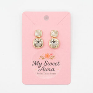 Aretes de diamante