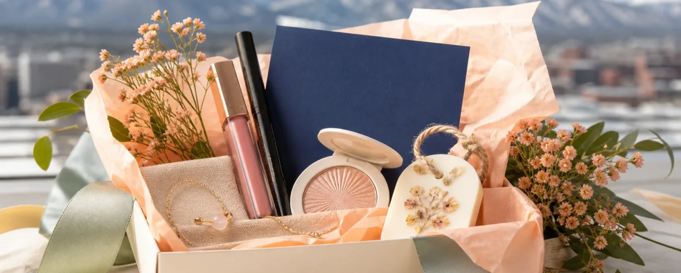 Denver gift guide with beauty and handmade gifts