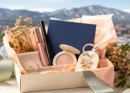 Denver gift guide with beauty and handmade gifts